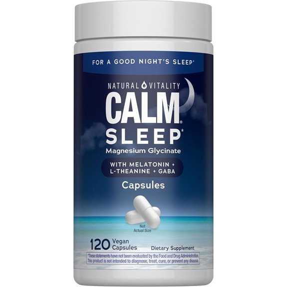 Natural Vitality Calm Sleep Magnesium with Melatonin (120)