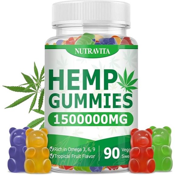 Naturals Hemp Gummies 1,500,000mg for Relaxation - 90