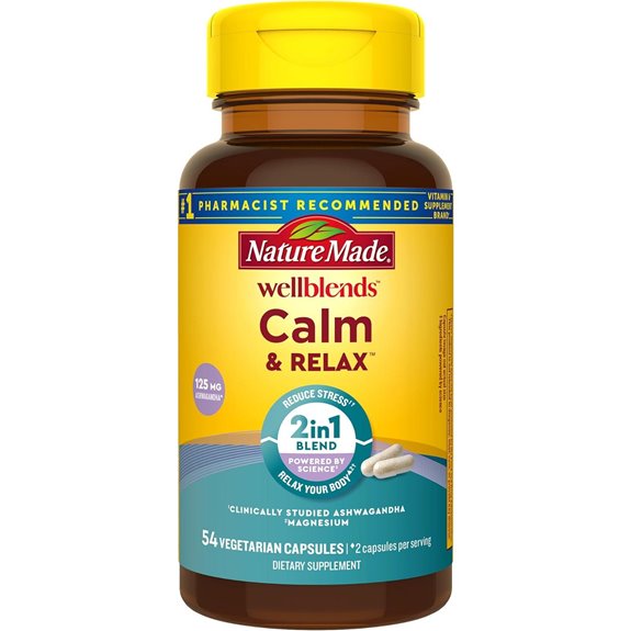 Nature Made Calm & Relax Ashwagandha & Magnesium 54 Capsules