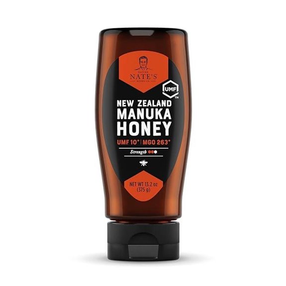 Nature Nate's Manuka Honey MGO 263+ UMF 10+ (13.2 oz)