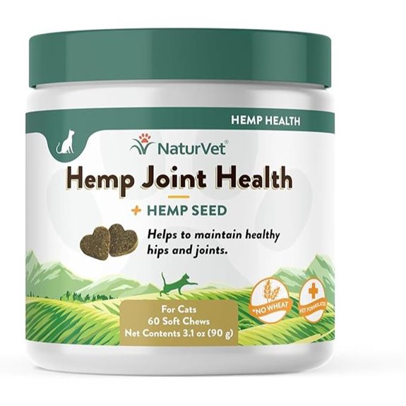 NaturVet Hemp Joint Health for Cats – 60 Chews