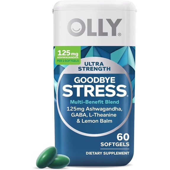 OLLY Goodbye Stress Softgels with GABA & Ashwagandha
