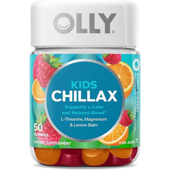 OLLY Kids Chillax Gummy: Calm Mood Support 50ct