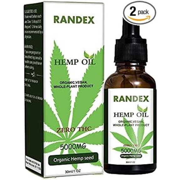 Omega-3-6-9 Hemp Oil Drops (2 Pack)