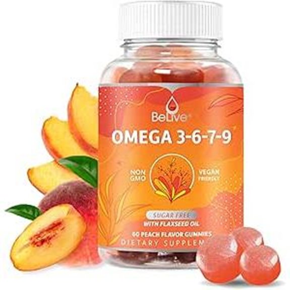 Omega-3 Gummies with Omegas 6,7,9 + DHA/EPA (60)