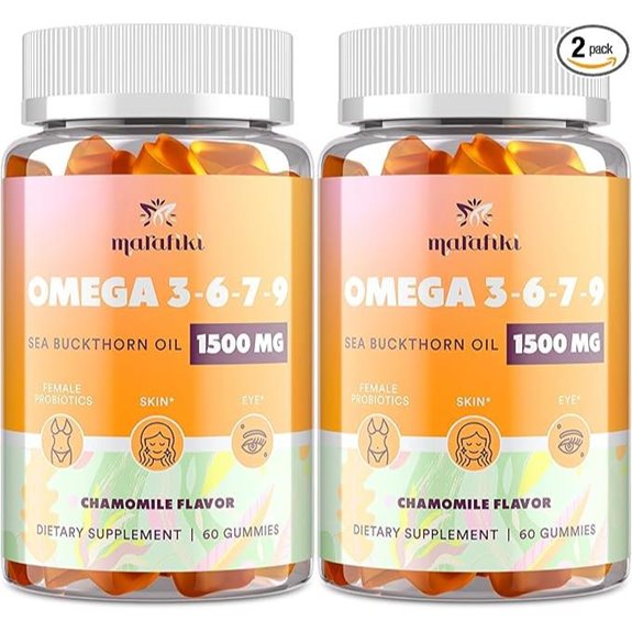 Omega-7 Sea Buckthorn Gummies with Omega 3-9