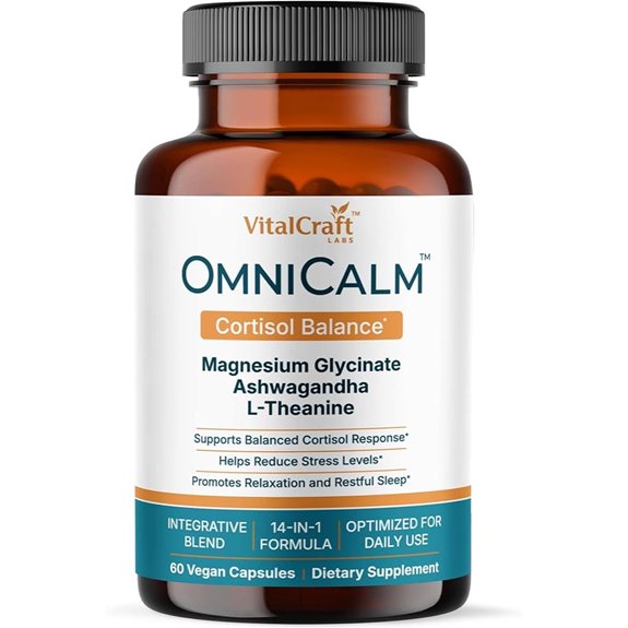 OmniCalm Cortisol Reducer for Stress & Sleep (14-in-1)