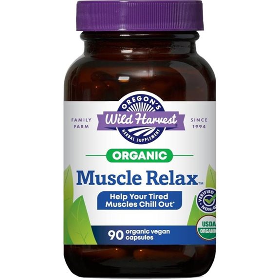 Oregon’s Wild Harvest Muscle Relax Organic Capsules