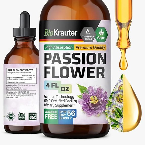 BIO KRAUTER Passionflower Tincture for Mood Support