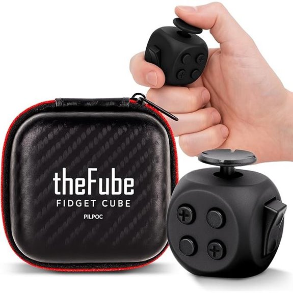 PILPOC theFube Fidget Cube Midnight 6-Sided Infinity Cube