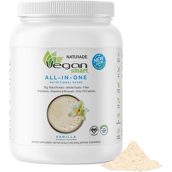 Plant Based Protein Powder Vanilla Shake (15 Servings)