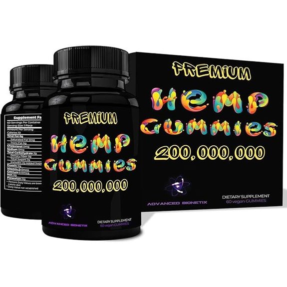 Potent Hemp Gummies: 60-Count for Calm Sleep