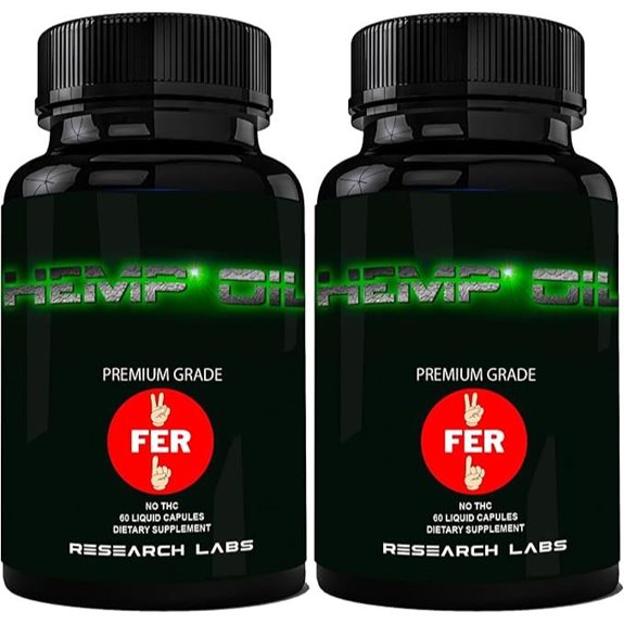 Premium Hemp Capsules: Stress & Aches 2 Fer 1 Package