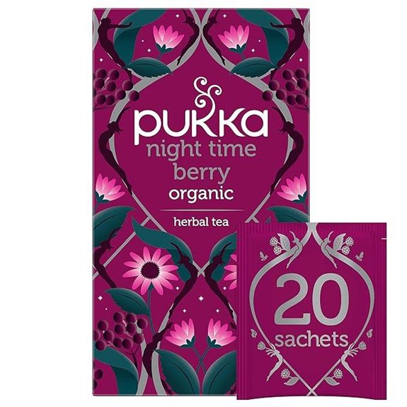 Pukka Night Time Berry Herbal Tea (Caffeine Free)