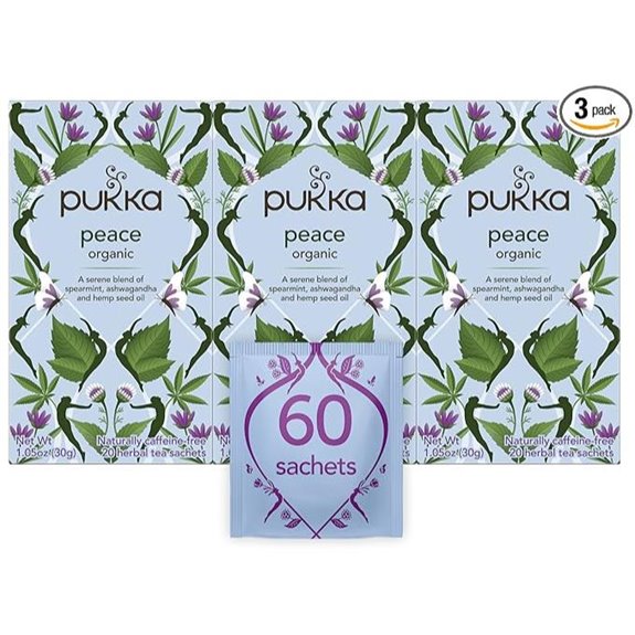 Pukka Spearmint Ashwagandha Hemp Seed Tea (60 bags)