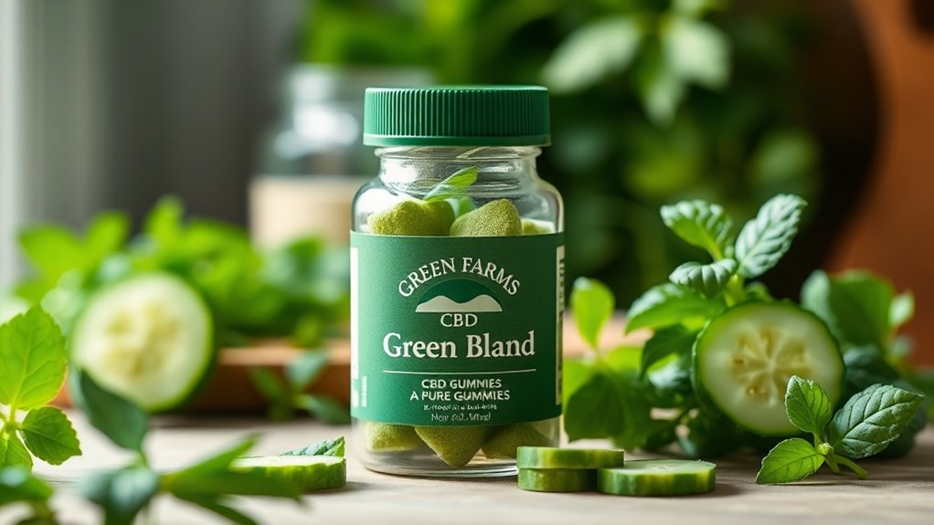 pure green blend cbd gummies