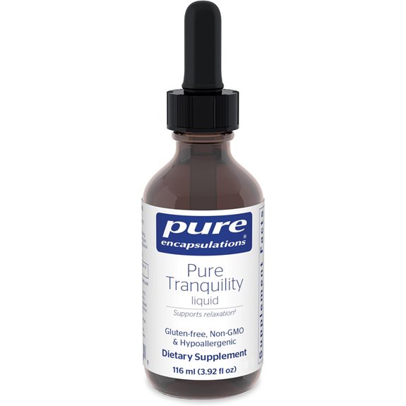Pure Tranquility Liquid: Relaxation Support Supplement 3.92 fl oz