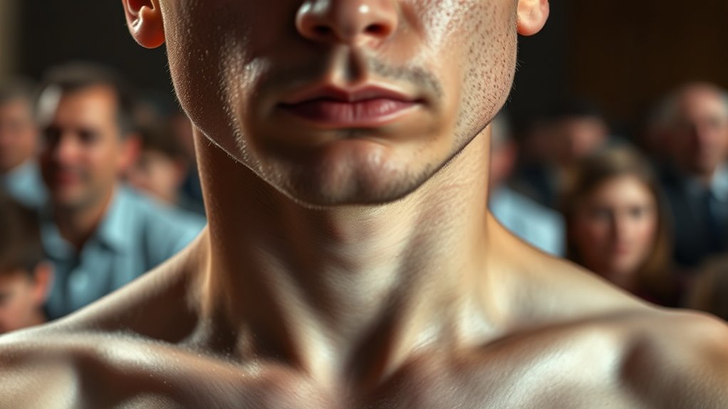 rapid irregular breathing under tension