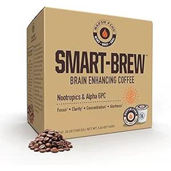 Rapidfire Smart-Brew Nootropics Coffee Pods (16 Count)