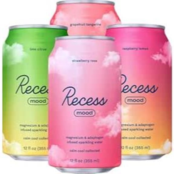 Recess Mood Magnesium & Adaptogen Drink (12 Pack)