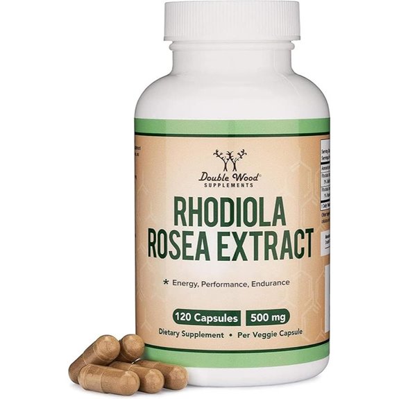 Rhodiola Rosea 500mg 120 Vegan Capsules