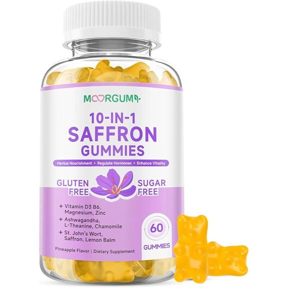 Saffron Gummies 10-in-1 Stress Support (60 Count)