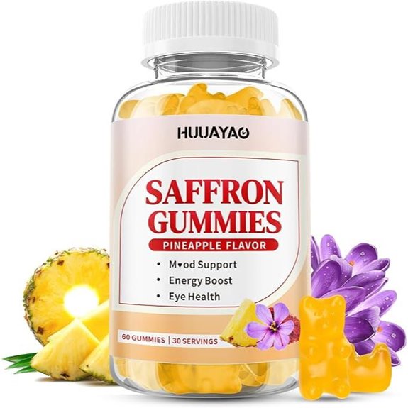 Saffron Gummies with Ashwagandha for Mood & Focus