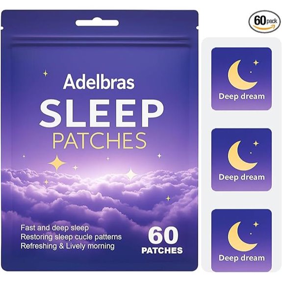 ADELBRAS Sleep Patches: Melatonin & Valerian Deep Sleep