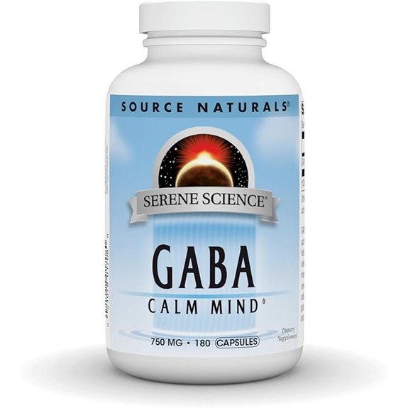 Source Naturals Serene Science GABA for a Calm Mind 750mg - 180 Capsules
