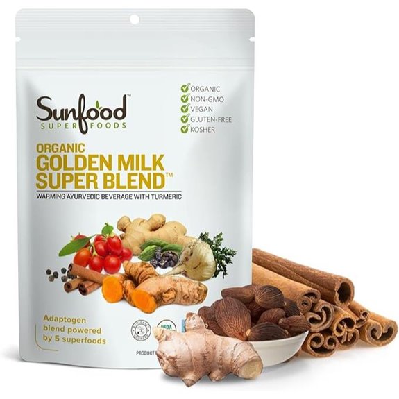 Sunfoods Golden Milk Super Blend with Turmeric & Spices
