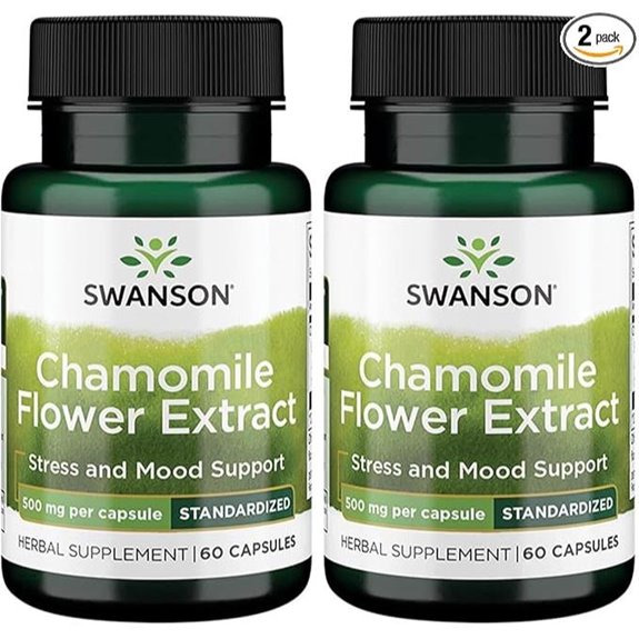 Swanson Chamomile Extract 500 mg 2-Pack (60 caps)