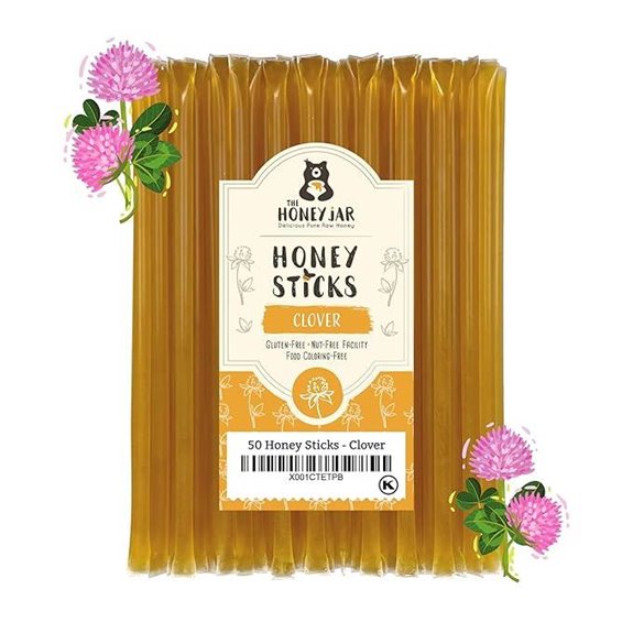 The Honey Jar Honey Sticks (50 Count)