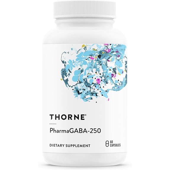 THORNE PharmaGABA-250 GABA Supplement (60 Caps)