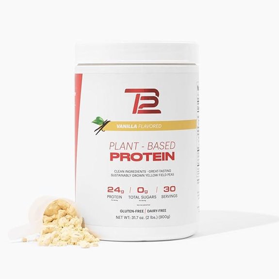 Tom Brady TB12 Plant Based Protein Powder Vanilla