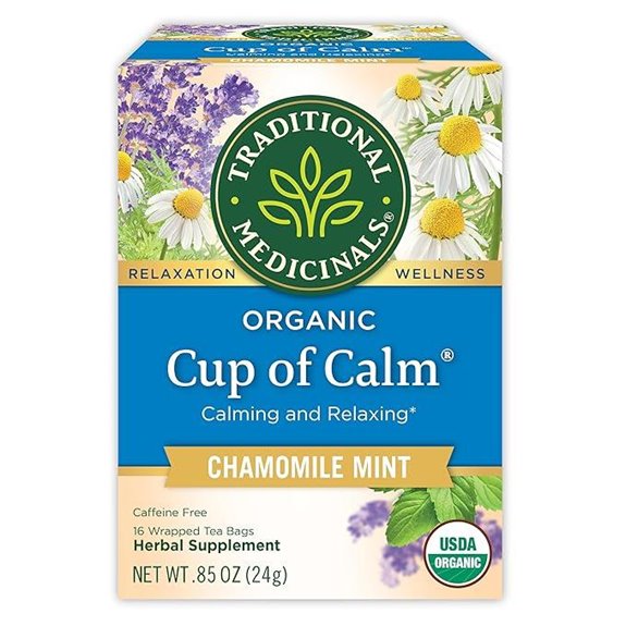 Traditional Medicinals Cup of Calm Chamomile Mint Tea