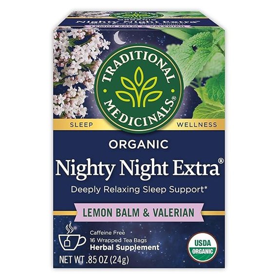 Traditional Medicinals Nighty Night Valerian Tea (16 bags)