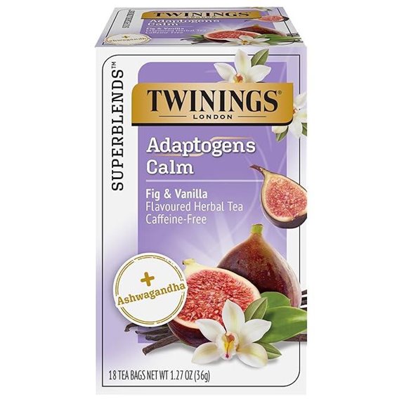 Twinings Adaptogens Calm Ashwagandha Fig Vanilla Tea