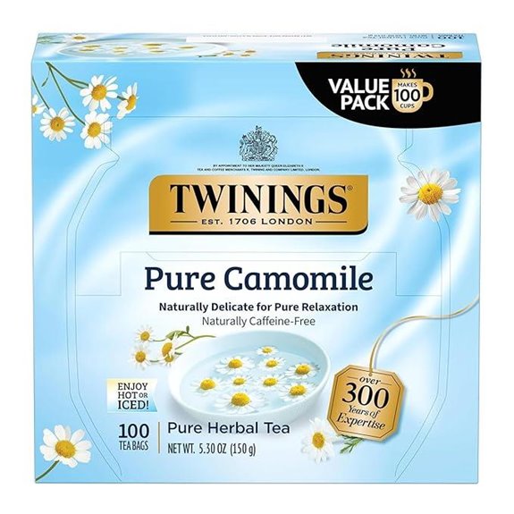 Twinings Pure Camomile Herbal Tea (100 Bags)