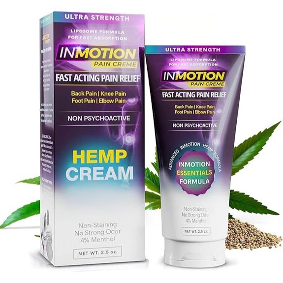 Ultra Strength Hemp Pain Relief Cream &ndash; 2.5 oz Squeeze tube