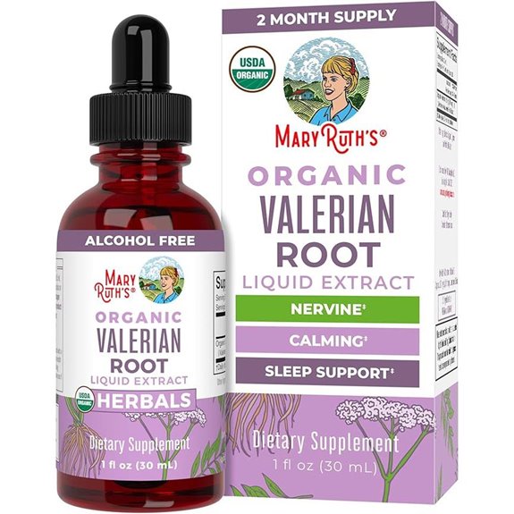 Valerian Root Liquid Drops for Sleep and Calm