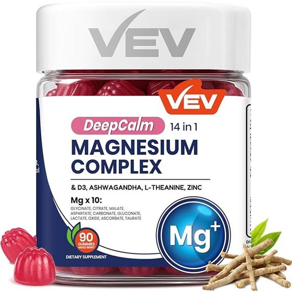 VEV Magnesium Complex DeepCalm Gummies with Ashwagandha