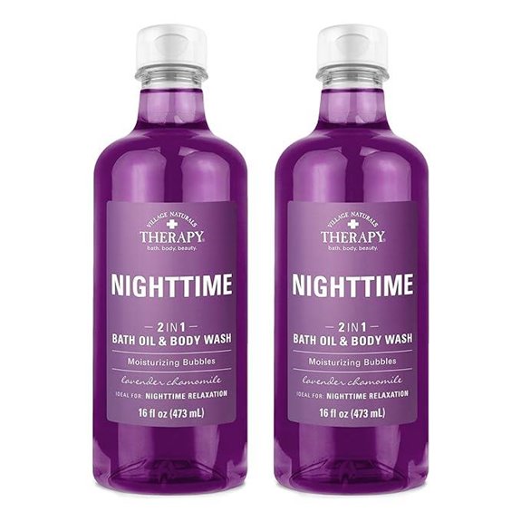 Village Naturals Nighttime Foaming Bath Oil & Body Wash (2)