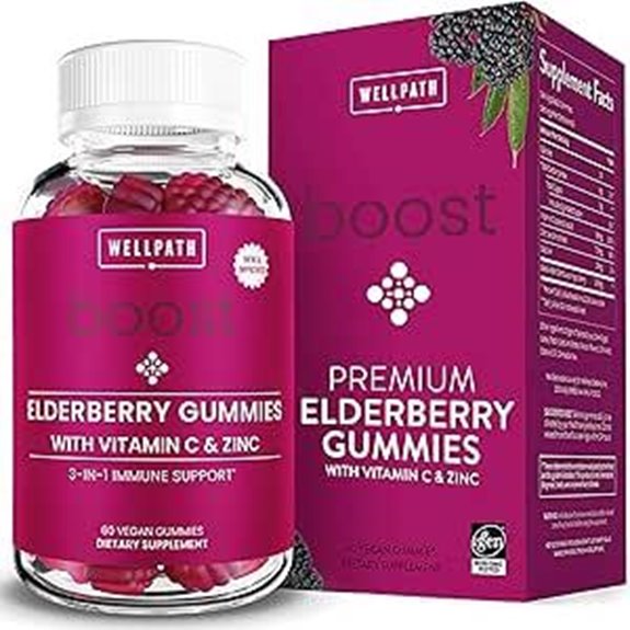 WellPath Elderberry Gummies with Zinc & Vitamin C