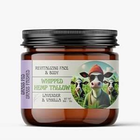 Whipped Hemp Tallow: Lavender-Vanilla Hydrating Moisturizer