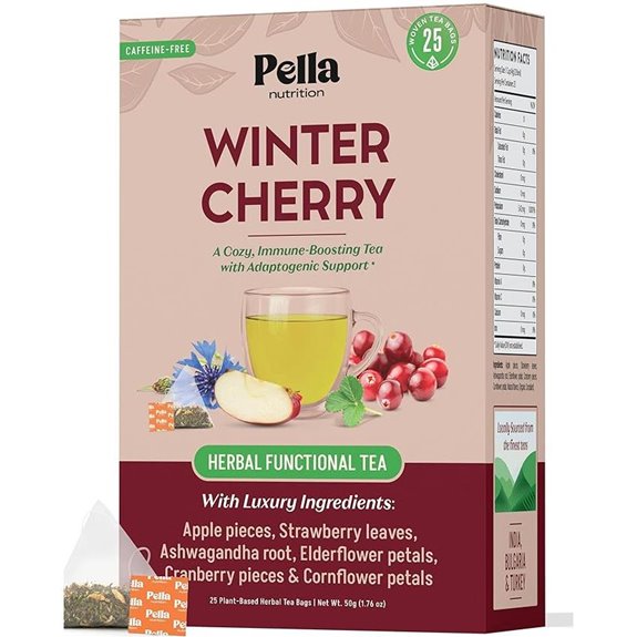 Winter Cherry Ashwagandha Herbal Tea – 25 Bags