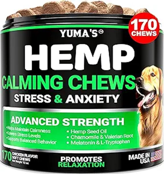 YUMAS Hemp Calming Chews for Dogs (170)