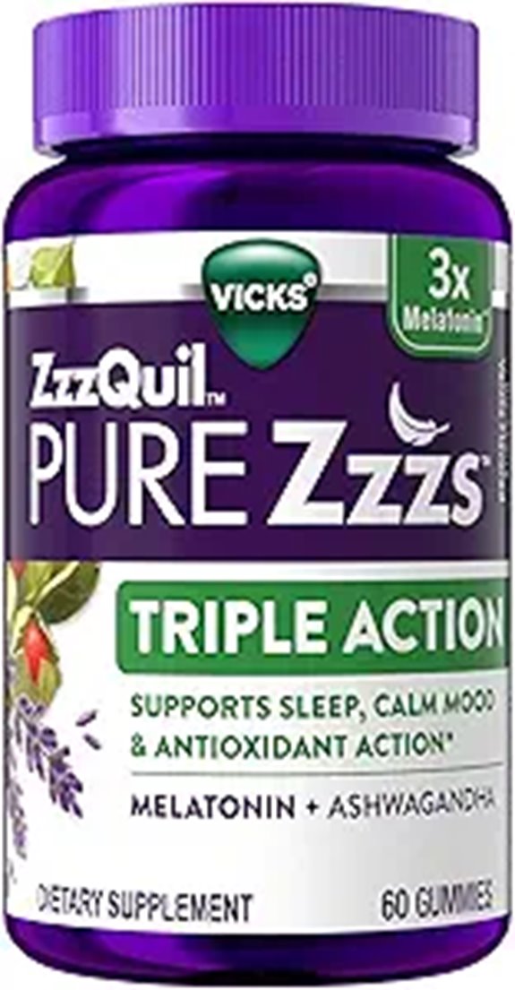 ZzzQuil Pure Zzzs Melatonin Gummies (6mg) Sleep Aid